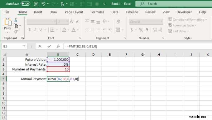 How To Use The PMT Function In Excel