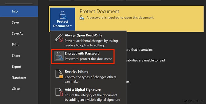 How to Restrict Editing on Word Documents