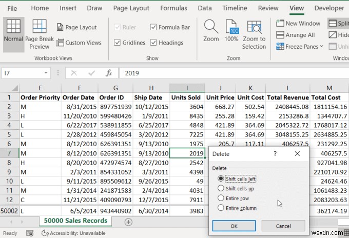How To Fix a Row In Excel