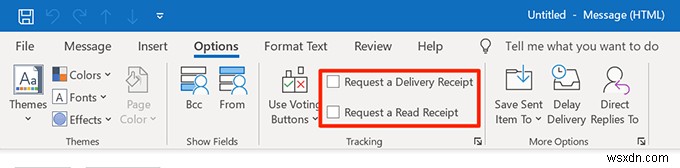 How To Set Up Read Receipts In Outlook