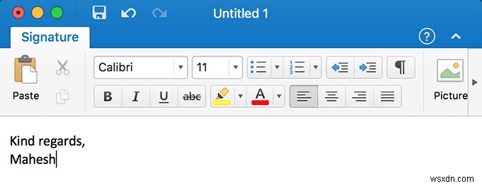 How To Add a Signature In Outlook