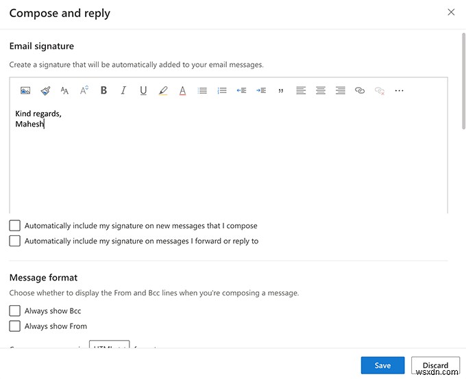 How To Add a Signature In Outlook