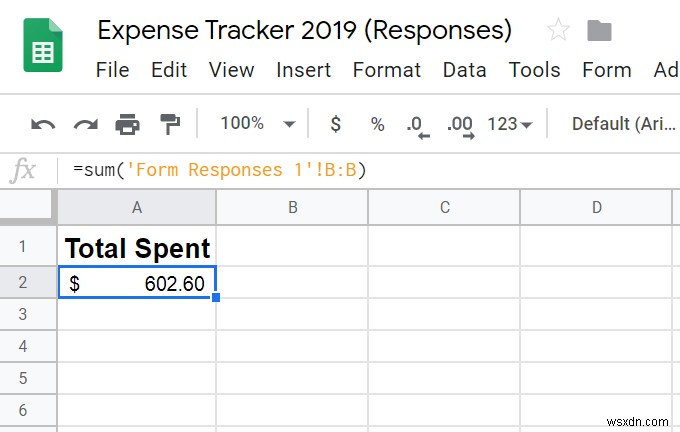 How To Use Google Forms As An Expense Tracker