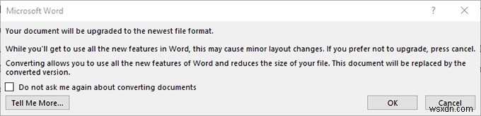 How To Update an Old Word Document to Latest Word Format