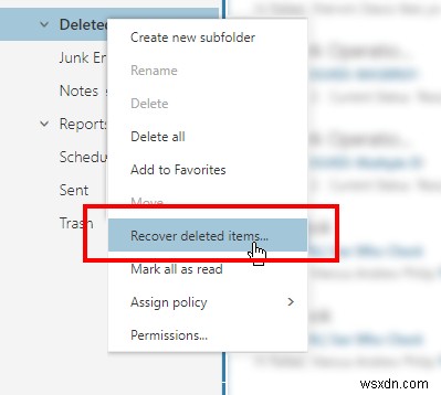 How to Recover Deleted Emails in Office 365