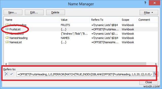 Use Dynamic Range Names in Excel for Flexible Dropdowns