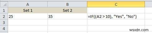 How to Write an IF Formula/Statement in Excel