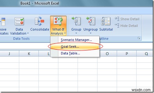 Using Excel’s What-If Analysis Goal Seek Tool