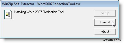 Hide Confidential Data in a Word 2007/2010 Document
