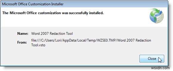 Hide Confidential Data in a Word 2007/2010 Document