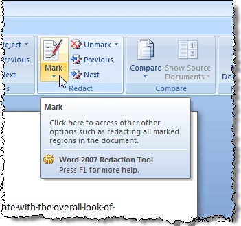 Hide Confidential Data in a Word 2007/2010 Document