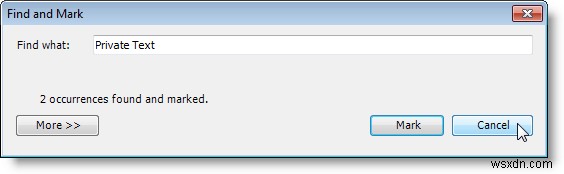 Hide Confidential Data in a Word 2007/2010 Document