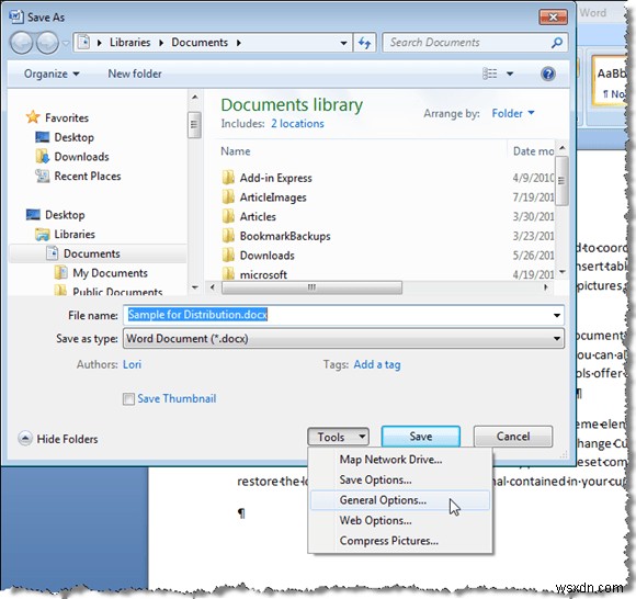Hide Confidential Data in a Word 2007/2010 Document