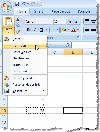 Preserve Cell References when Copying a Formula in Excel