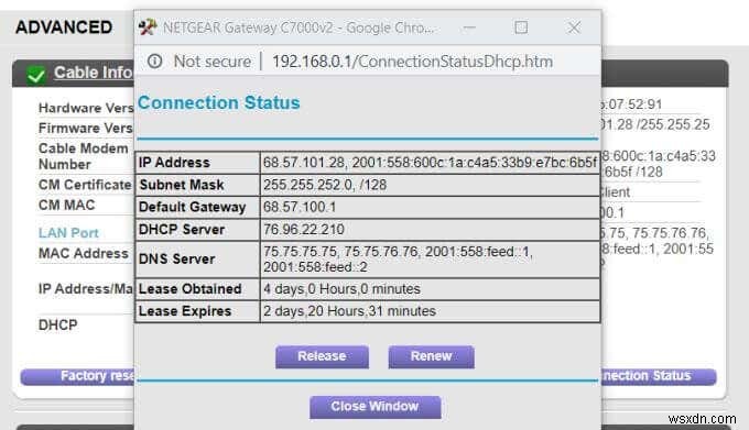How to Release and Renew an IP Address