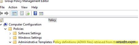 Configuring Central Store for Group Policy ADMX Templates