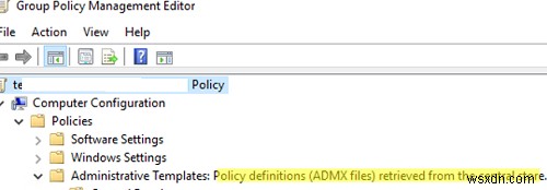 Configuring Central Store for Group Policy ADMX Templates