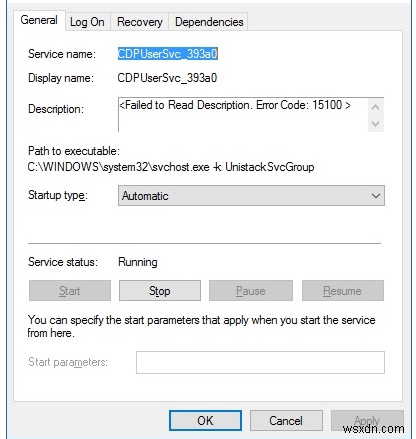 Fix: CDPUserSvc Has Stopped Working in Windows 10 / Windows Server 2016
