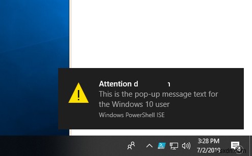 How to Show a Pop-Up or Balloon Tip Notification from PowerShell?