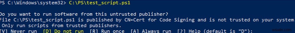 How to Sign a PowerShell Script (PS1) with a Code Signing Certificate?