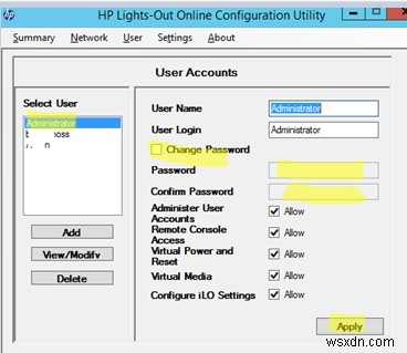 How to Reset the HP ILO Administrator Password?