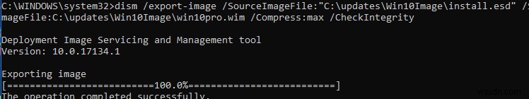Integrating Windows Updates into Windows 10 Install Image