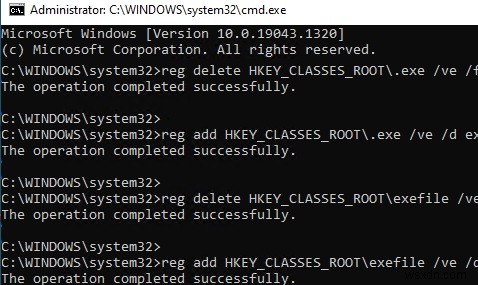 Fix: Cannot Open Executable (.EXE) Files on Windows