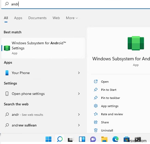 Windows Subsystem for Android: Running Android Apps on Windows 11