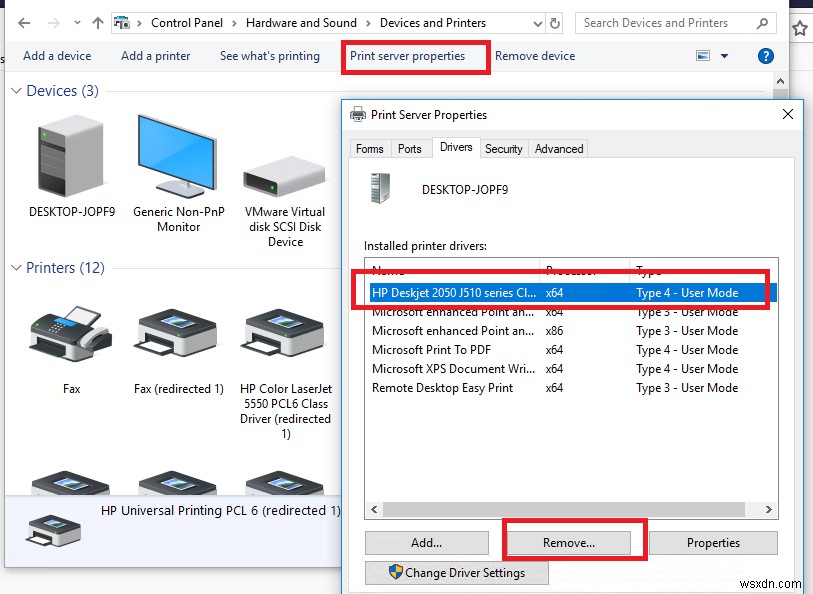 Installing an Incompatible Printer Drivers on Windows 10