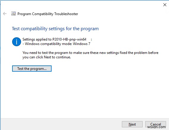 Installing an Incompatible Printer Drivers on Windows 10