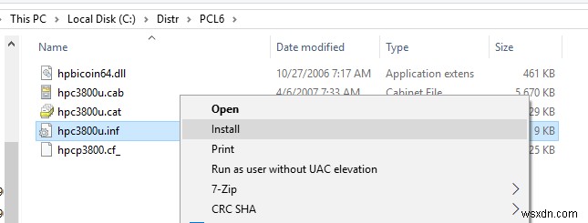 Installing an Incompatible Printer Drivers on Windows 10