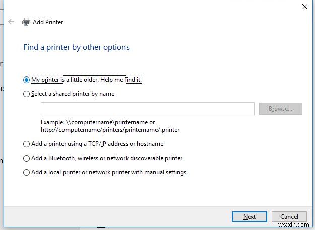 Installing an Incompatible Printer Drivers on Windows 10