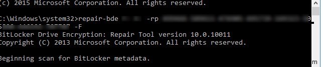 Using the BitLocker Repair Tool to Recover Data on Encrypted Drive