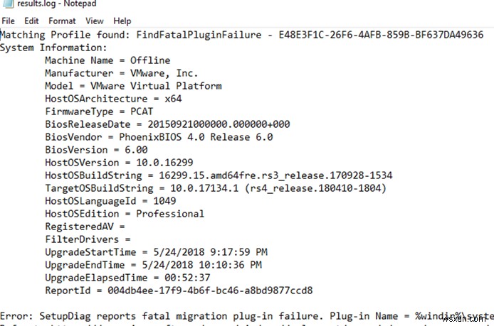 Using SetupDiag.exe to Diagnose Windows 10 Upgrade Errors