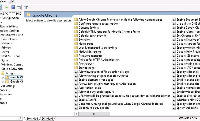 How to Configure Google Chrome Using Group Policy ADMX Templates?