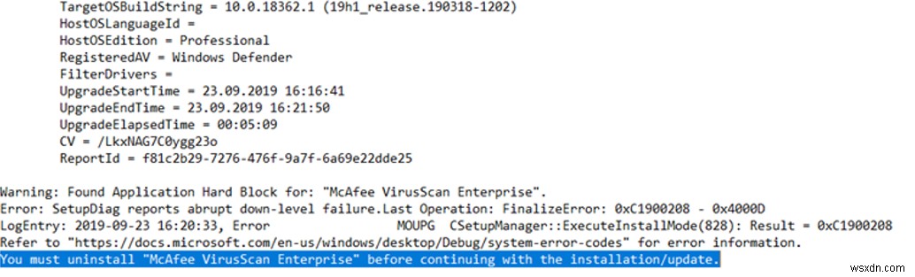 Upgrading Windows 10 Build with Setup.exe Command-Line Switches