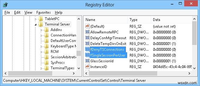 Enable Multiple Concurrent RDP Sessions in Windows 8.1 /8
