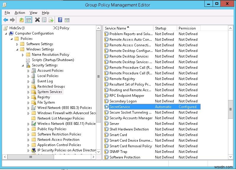 How to Hide a Windows Service from Users
