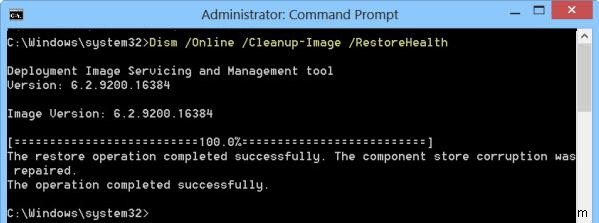 How to Repair the Component Store in Windows 8