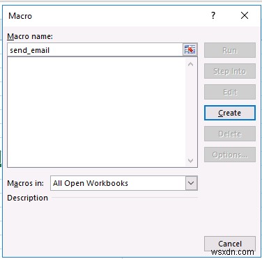 Sending Emails from Excel using VBA Macro and Outlook