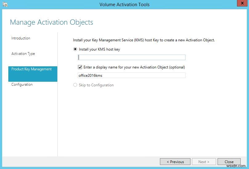 Configuring KMS License Server for Office 2021/2019/2016 Volume Activation