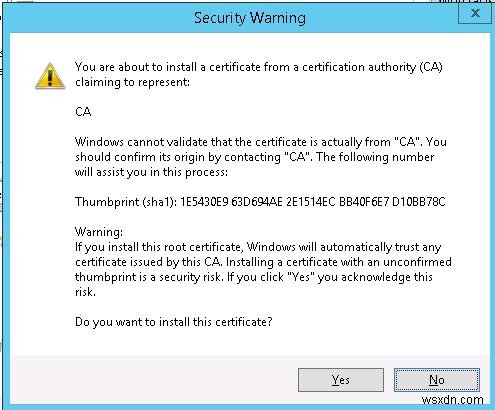 Removing VMWare vCenter Self-Signed Certificate Warning