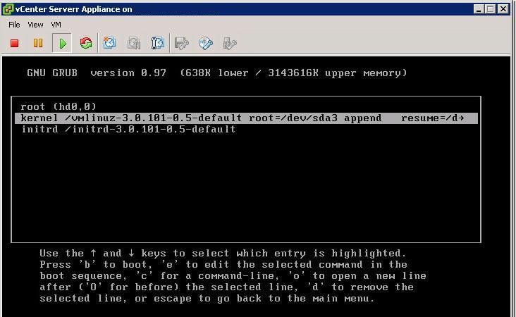 How to Reset Root Password in VMware vCenter Appliance