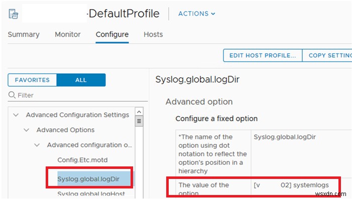 System Logs on ESXi Host are Stored On Non-Persistent Storage