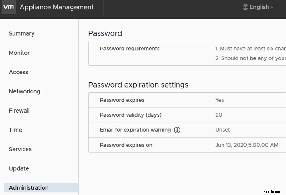 VMWare vSphere: Managing Password Expiration Settings