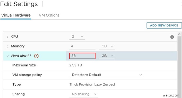 Shrinking VMDK Virtual Disk Size on VMWare ESXi
