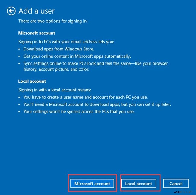 Windows 10 Cannot Add a New User to This PC