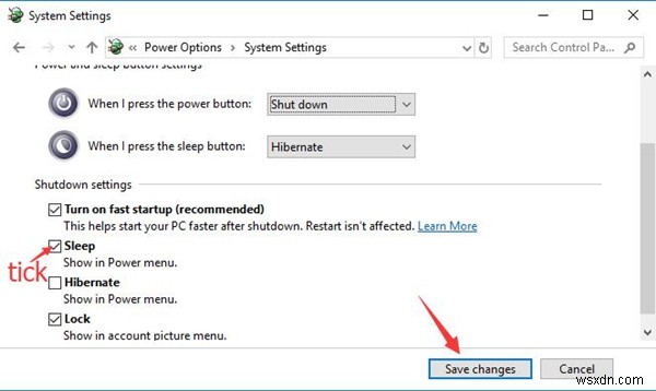 Fixed: Sleep Option Missing From Power Options on Windows 10