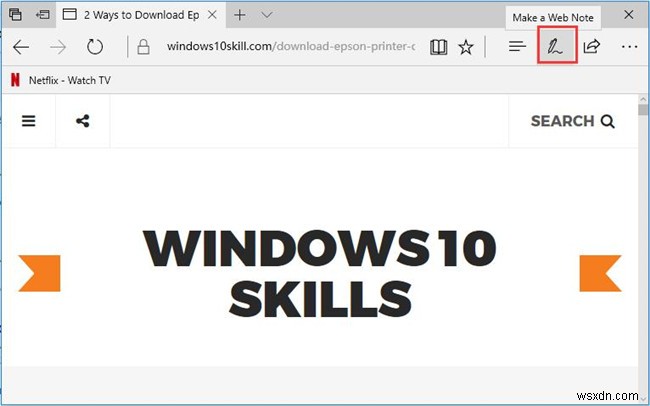 How to Use Web Notes on Microsoft Edge on Windows 10