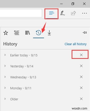 How to Clean History, Cache, Data, Cookies in Microsoft Edge